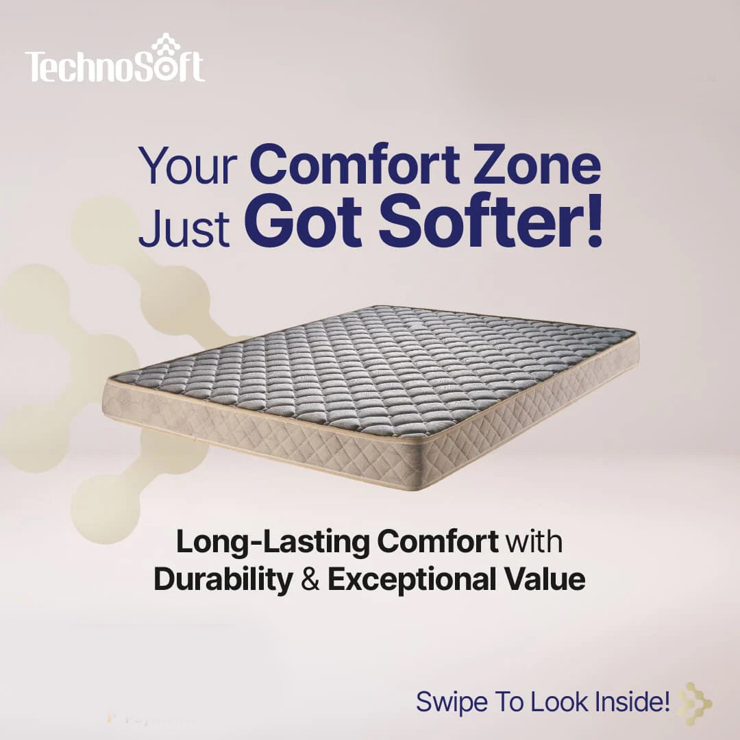Technosoft - Responsive Soft Foam Mattress