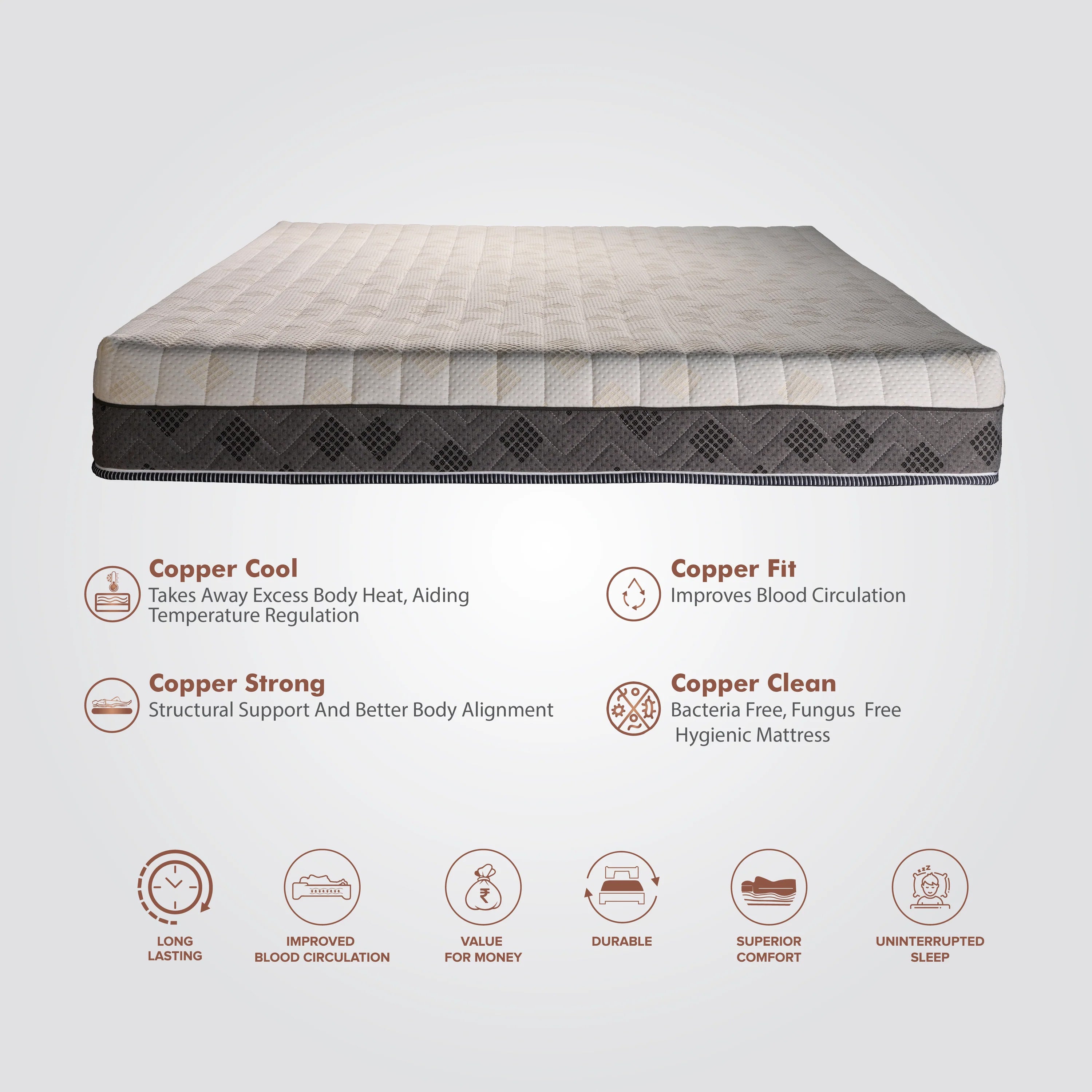 Infinia - Anti Microbial Copper Infused Foam Mattress